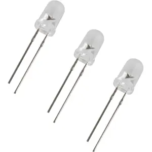 Surtido de 200 LEDs 5mm transparente (varios colores)