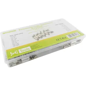 Sortido de 160 fusíveis cerâmicos 5x20mm