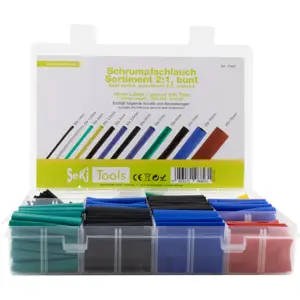 Kit de 560 mangas termoretrácteis 100mm (6 cores) 2:1