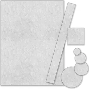 Conjunto de feltros protetores adesivos (106pcs) - branco