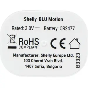 Sensor de movimento e luminosidade sem fios – Bluetooth