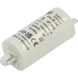 Condensador para motor 5uF 400VAC - Fast Fix - Ø28x55mm