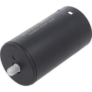 Condensador para motor 140uF (130-156uF) 250V Ø45.5x84mm - c/ terminais 6.3mm e parafuso M8