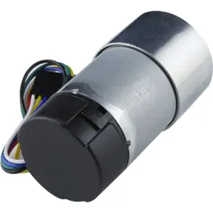 Motor DC c/ Redutor Metálico 12V 366rpm 30:1 - Ø37x68mm - c/ encoder