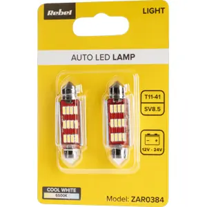 Lâmpada LED Festoon (C5W) 12/24V 90lm CANbus  [2 unid.] - 41mm