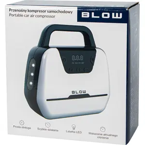 Compressor de ar 12V 120W 10bar digital c/ lanterna