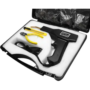 Pistola de reparação a quente para plásticos 100W c/ 400 grampos
