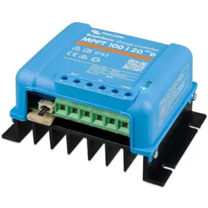 Controlador de carga solar MPPT 100V➝12/24/48V 20A