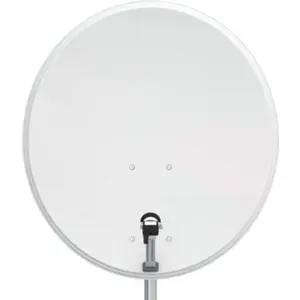 Antena Parabólica OFFSET 80cm Alumínio - 2 Grampos