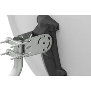 Antena Parabólica OFFSET 80cm Alumínio - 2 Grampos