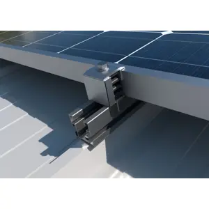 Perfil em alumínio para montagem de painéis solares - 41x41mm - 1.87m