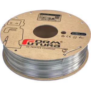 Rolo de filamento de impressão 3D em PLA de 1.75mm - Silver/Prateado Brilhante - 750g
