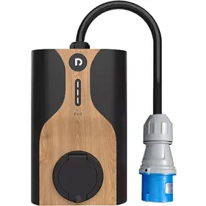 Carregador para carro elétrico (Wallbox) de 7kW monofásico c/ WiFi/BLE/RFID e ficha CEE - Tomada tipo 2 (sem cabo)