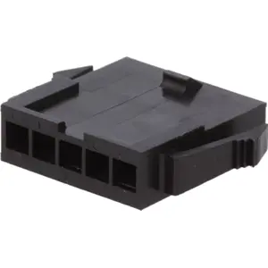 Ficha Raster Signal wire-board 3.00mm 5 pinos (1x5) macho (sem terminais)