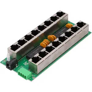 Inyector PoE pasivo de 8 puertos Gigabit (10/100/1000Mbps)