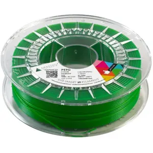 Rolo de filamento de impressão 3D em PETG de 1.75mm - Verde - 750g