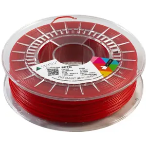 Rolo de filamento de impressão 3D em PETG de 1.75mm - Vermelho (Ruby) - 750g