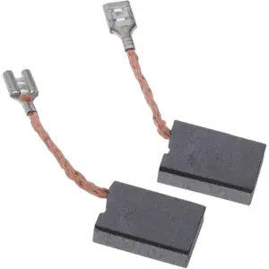 Escova de carvão universal - 6x16x22mm com terminais 4.8mm (1 Par)