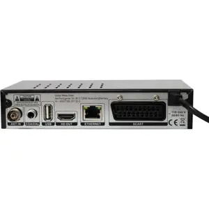 Receptor digital Terreste TDT + Cabo (DVB-T2 + DVB-C) FullHD H.265 (SCART+ HDMI + LAN)