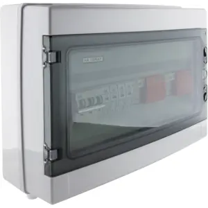 Caixa combinadora para sistemas fotovoltaicos IP65 - DC/AC - T2 1000V - 18M - 2 String