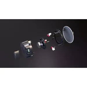 Altifalante de embutir 8Ω 15W ∅249mm (∅219mm) IP44 - Branco