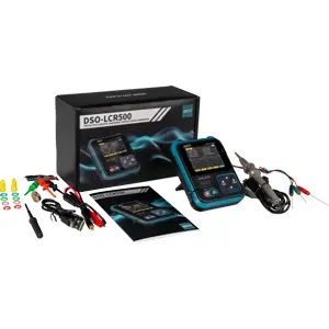 Osciloscópio Digital e Testador Multifuncional (c/ bateria 1500 mAh e USB-C)