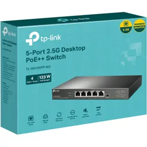 Switch 5P (4PoE++) 2.5Gbps 123W