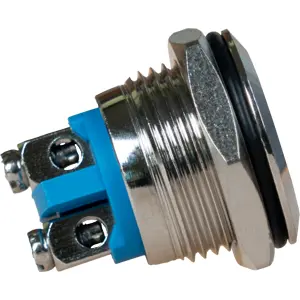 Botão interruptor de pressão anti-vandalismo unipolar SPST OFF-(ON) 250VAC 3A - Ø16mm