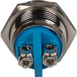 Botão interruptor de pressão anti-vandalismo unipolar SPST OFF-(ON) 250VAC 3A - Ø16mm