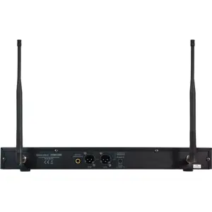 Sistema profesional de micrófono de mano inalámbrico + micrófono de solapa inalámbrico + receptor UHF (ID Pilot + Diversity)