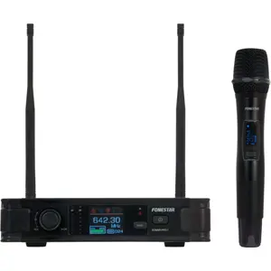 Sistema profesional de micrófono de mano inalámbrico + receptor UHF (ID Pilot + Diversity)