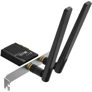 Placa de Rede PCIe Wi-Fi 6 Dual-Band AX1800 c/ Bluetooth 5.2