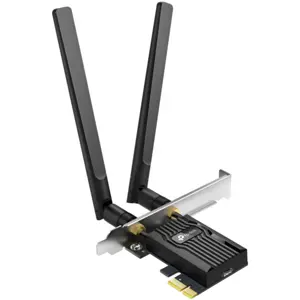 Placa de Rede PCIe Wi-Fi 6 Dual-Band AX1800 c/ Bluetooth 5.2