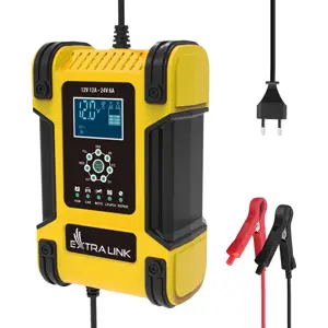 Cargador para baterías de plomo/AGM/GEL/LiFePo4 12VDC/12A y 24VDC/6A