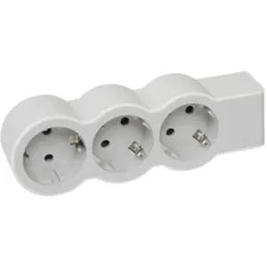 Bloco de 3 tomadas sem cabo 3680W