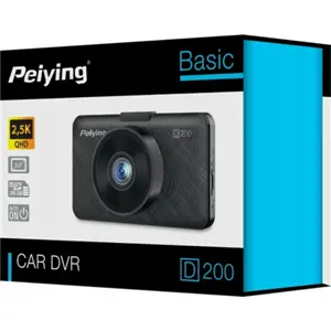 Dashcam frontal 2.5K con cámara trasera 1080p y pantalla 3'' - Peiying PY-DVR012