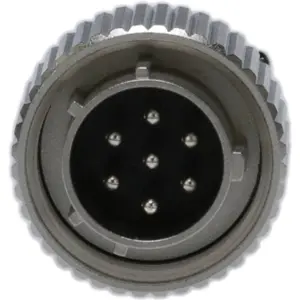 Ficha circular 7 pines macho 10A (tamaño 16) p/ cable - Hirose JR16PK-7P(71)