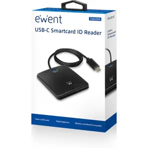 Leitor de cartões inteligentes/smartcards (cartão de cidadão) USB-C