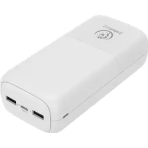 Powerbank 30000mAh 10W (2x USB-A + USB-C) - Rebeltec P30 (RBLAKT00020)