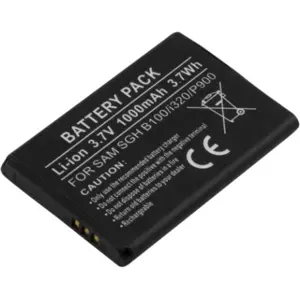 Bateria para telemóvel compatível com Samsung SGH-B100, SGH-i320 (AB553446BECSTD) 3.7V 1000mAh Li-Ion
