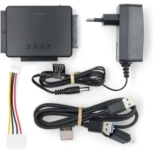 Adaptador de disco USB3.2 para SATA + 3,5 IDE + 2,5 IDE