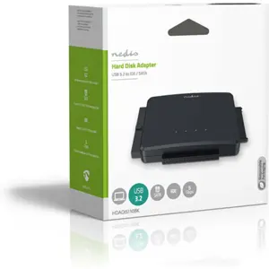 Adaptador de disco USB3.2 para SATA + 3,5 IDE + 2,5 IDE