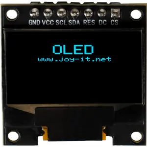 Ecrã OLED de 0.96'' com I2C compatível com Arduino