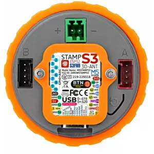 Botão rotativo inteligente com M5StampS3 e ecrã tátil redondo 1.28''