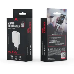 Carregador 1xUSB-C PD QC 20W