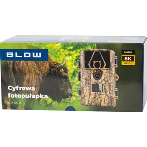 Câmara de gravação de vida selvagem/caça 8K 60Mpx 130º c/ sensor PIR 20m IP66