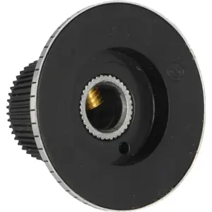 Botão de parafuso para potenciómetro [veio liso] com escala 0-9 Ø15x18.1mm