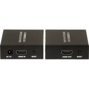 Extensor HDMI 4K + USB 2.0 até 40m via cabo UTP CAT6 (RJ45)