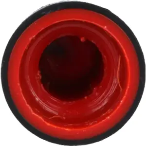 Botão de encaixe para potenciómetro [veio serrilhado] c/ indicador Ø13x19mm - vermelho
