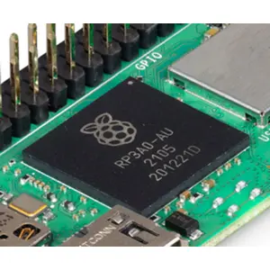 Microordenador Raspberry Pi Zero 2 WH con WiFi + Bluetooth y conector de 40 pinos
